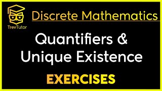 Discrete Mathematics Unique Quantifier Examples [upl. by Yeroc]