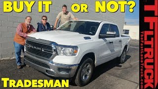 2019 Ram 1500 V6 Tradesman  Unfiltered Real World Buddy Review [upl. by Aninotna]