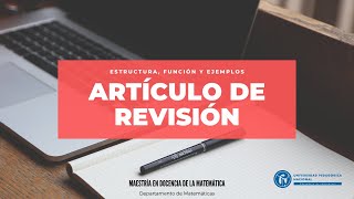 Articulo de revisión estructura función y algunos ejemplos [upl. by Xeno303]