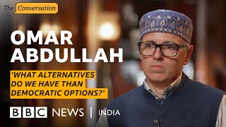 Omar Abdullah on being Chief Minister of Jammu and Kashmir and its many challenges  BBC News India [upl. by Aenitsirhc]