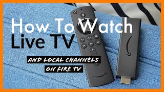 How to Watch Live TV and Local Channels on Fire Stick amp Fire TV Cube [upl. by Acinnod281]