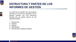 Elaboración de Informes de Gestión [upl. by Berrie]