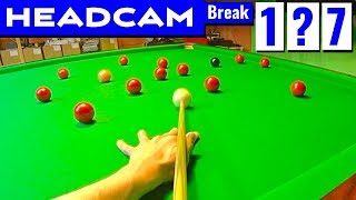 Snooker Headcam 100 Break Tutorial POV [upl. by Ydal913]