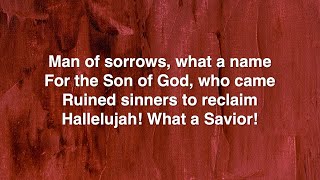 Hallelujah What A Savior  CCC Lyric Video [upl. by Yahiya307]