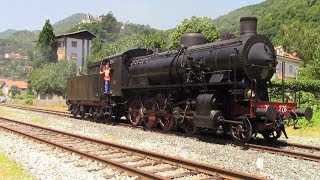 Locomotiva a vapore 740 278 in Valsesia [upl. by Razec]