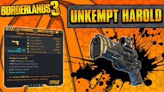 Borderlands 3  Unkempt Harold Legendary Weapon Guide It Returns [upl. by Asilahs]