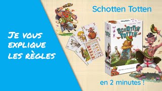 Je vous explique les règles du jeu SCHOTTEN TOTTEN en moins de 2 minutes [upl. by Kcarb]