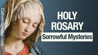 HOLY ROSARY  Sorrowful Mysteries Tuesday amp Friday Catholic [upl. by Leith846]