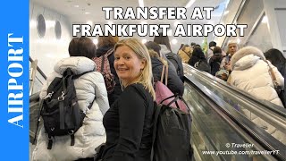 TRANSFER AT FRANKFURT Airport  Connection Flight at Frankfurt International Airport [upl. by Ibrab]