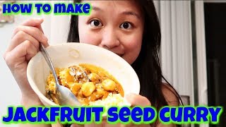 How to Cook Jackfruit Seed Curry Vegetarian Tikka Masala [upl. by Brottman837]