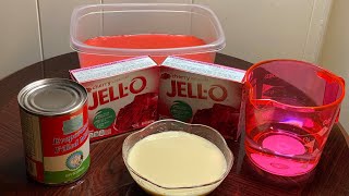 How to make JELLO Gelatin Dessert [upl. by Medrek]