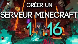 CRÉER UN SERVEUR MINECRAFT GRATUIT EN 116 [upl. by Retsim514]