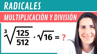 MULTIPLICACIÓN y DIVISIÓN con RADICALES ✅ [upl. by Esli]