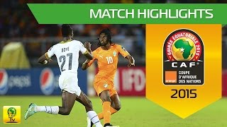 Côte DIvoire  Ghana  FINAL  CAN Orange 2015  08022015 [upl. by Cappello]