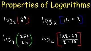 Properties of Logarithms [upl. by Rahab]