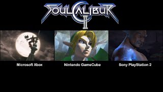 SoulCalibur II  Intro Comparison  Xbox  GameCube  PlayStation 2 [upl. by Braca]