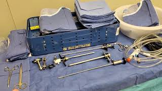 BASIC SETUP CYSTOSCOPY TURP LITHOTRIPSY [upl. by Lilia494]