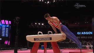 Whitlock becomes World Champ in Pommel  Universal Sports [upl. by Doak227]