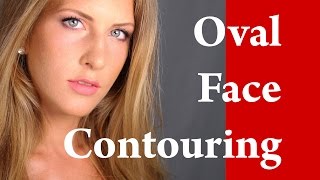 How to Contour LONG and OVAL shaped face makeup tutorial  Contouring and Highlighting [upl. by Duane]