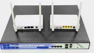 GPONEPON OLT ONU Good Compatibility [upl. by Adnorahs230]