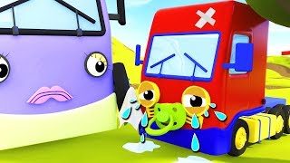 Baby Boo Boo Song  Brand New Nursery Rhymes amp Kids Songs  Baby Truck Accident  Geckos Garage [upl. by Hakkeber]