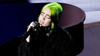 Watch Billie Eilishs Emotional In Memoriam Performance  Oscars 2020 [upl. by Raycher]