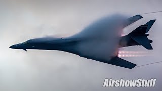 Vaporfest B1 Twilight Afterburner Flybys  EAA AirVenture Oshkosh 2017 [upl. by Helyn94]