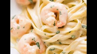 Creamy Garlic Prawn Pasta [upl. by Marutani]