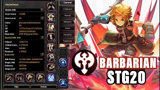 Warrior BARBARIAN STG20 Project  GEAR REVIEW  Dragon Nest SEA [upl. by Peednama]