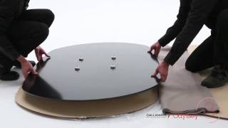 Calligaris Odyssey Table CS4043 Assembly Instructions Video [upl. by Atima319]