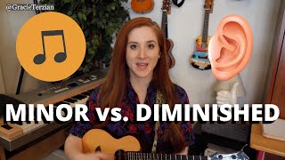 Ear Training  Part 2 minor vs diminished chords [upl. by Dilks]