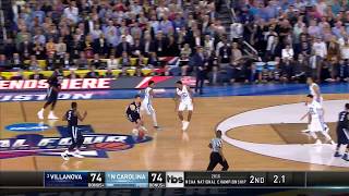 Villanova vs North Carolina Kris Jenkins shot wins national title [upl. by Sofer804]