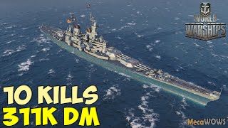 World of WarShips  Missouri  10 KILLS  311K Damage  Replay Gameplay 4K 60 fps [upl. by Areema]