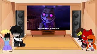 Past Aftons react to Encryption ▶ FNAF GLITCHTRAP SONG [upl. by Valdas]