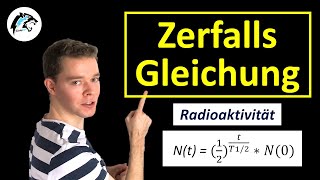 ZERFALLSGLEICHUNG Radioaktiver Zerfall  Aufgaben  Physik Tutorial [upl. by Nairbo]