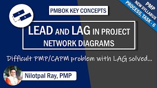 What is LEAD and LAG in PROJECT MANAGEMENT Network Diagram Project Schedule Management PMPCAPM [upl. by Nylsaj187]