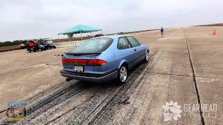 1996 SAAB 900 Turbo  174mph standing mile [upl. by Zoe815]