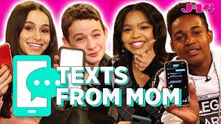 Ravens Home Cast Reads Texts From Mom [upl. by Ideih855]