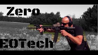 How To Zero An EOTech Holographic Sight HD [upl. by Nikoletta]