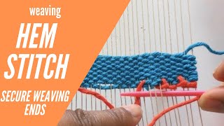 Hemstitch  Weaving Technique for Beginners [upl. by Aneeb]