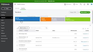 How do I Edit a Vendor in QuickBooks Online QBO [upl. by Faubion883]