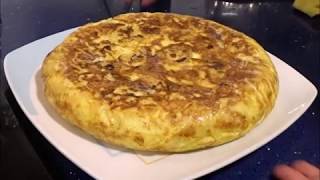 TORTILLA ESPAÑOLA  SPANISCHES OMELETT [upl. by Ahsiad701]