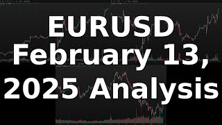 EURUSD Exploded News amp Chart Analysis  February 13 2025 [upl. by Adora]