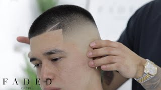 FLAWLESS BALD FADE HAIRCUT BARBER TUTORIAL [upl. by Oisacin862]