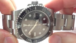 Rolex Submariner 116610LN Review 904L Stainless Steel Black with Ceramic Bezel [upl. by Disario305]