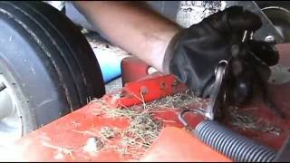 Gravely drive belt replacement and tension bracket repair [upl. by Mairam]