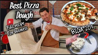 How To Make Best PIZZA DOUGH for Your Business Full RecipeBIGA [upl. by Jayme]