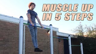 MUSCLE UP IN 5 MINUTES  BEST ABNORMAL TUTORIAL [upl. by Pahl]