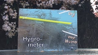 Make a Hygrometer to Measure Humidity – STEM activity [upl. by Gil594]