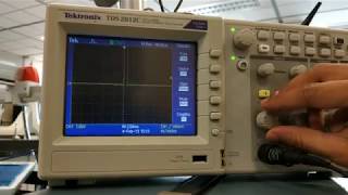 Pwm signal on oscilloscope [upl. by Aciraj]